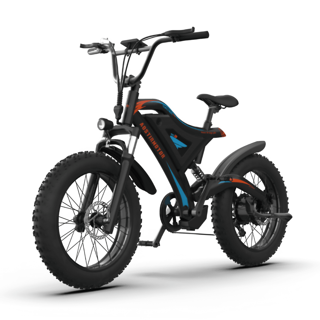 Aostirmotor S18-MINI 48V 500W Mini Fat Tire Electric Bike