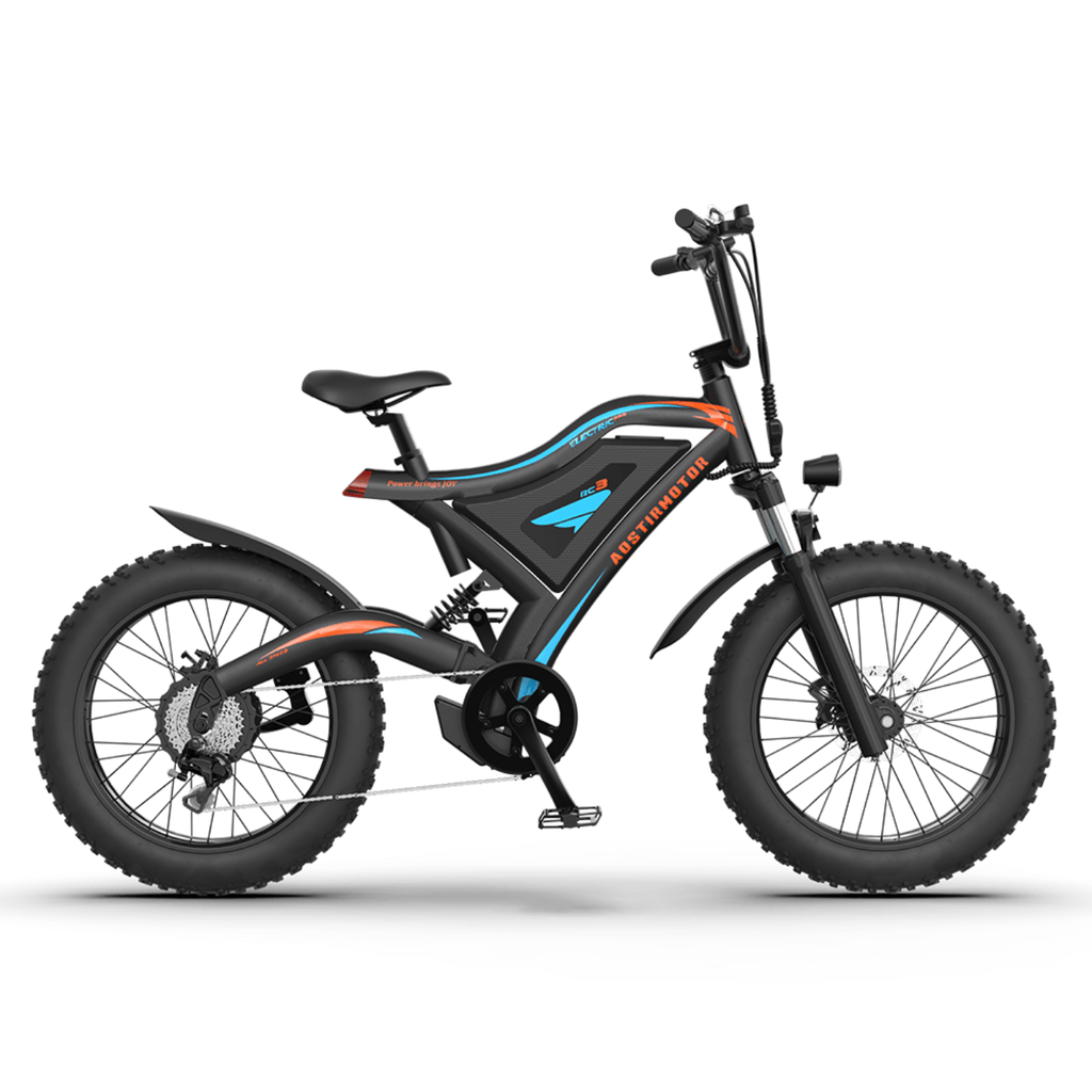 Aostirmotor S18-MINI 48V 500W Mini Fat Tire Electric Bike