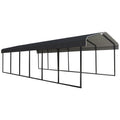 Arrow | Carport 12x29x7 ft Charcoal CPHC122907