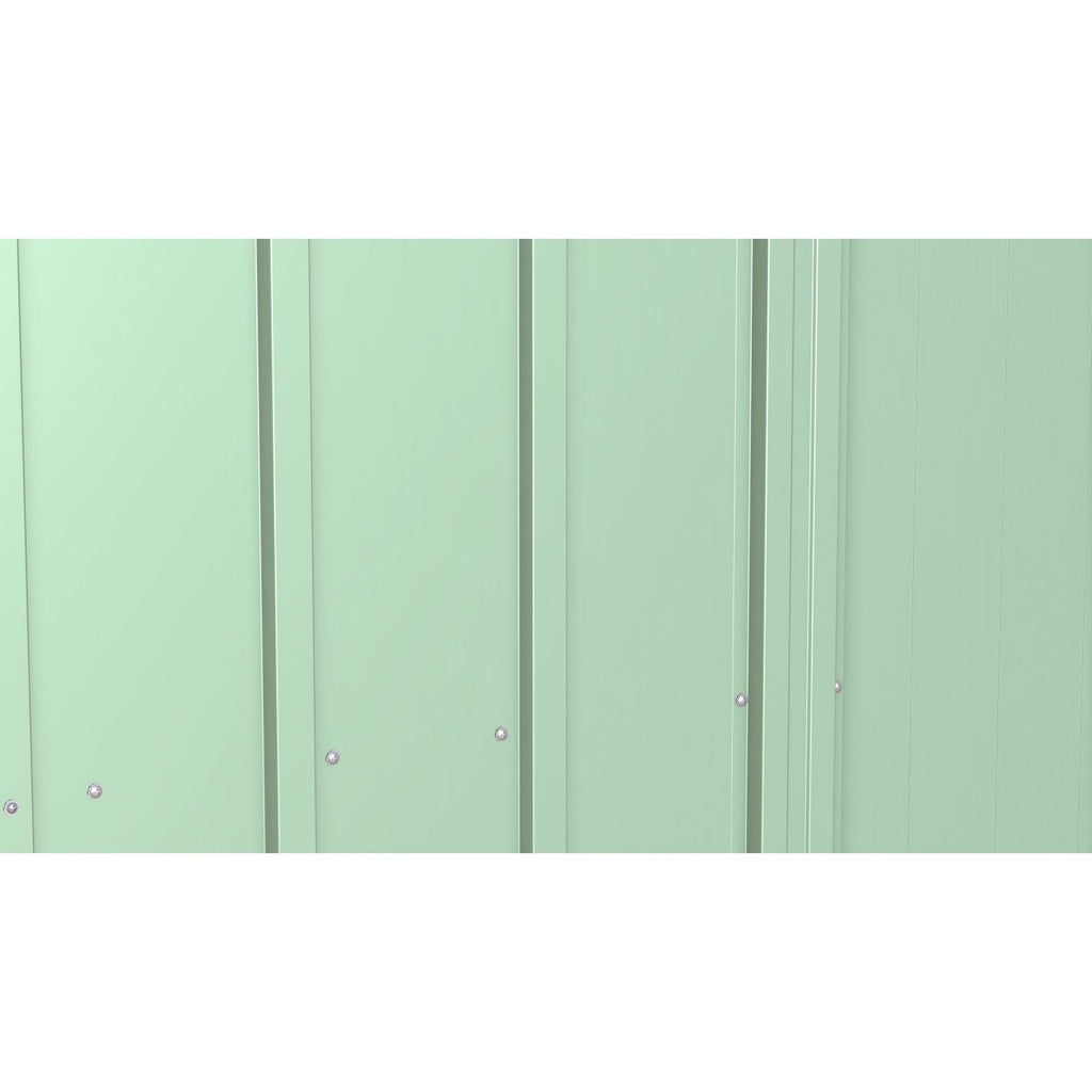 Arrow | Classic Steel Storage Shed, 6x5 ft., Sage Green CLG65SG