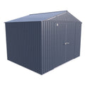 Arrow | Elite Steel Storage Shed, 10x8 ft. Blue Grey EG108BG