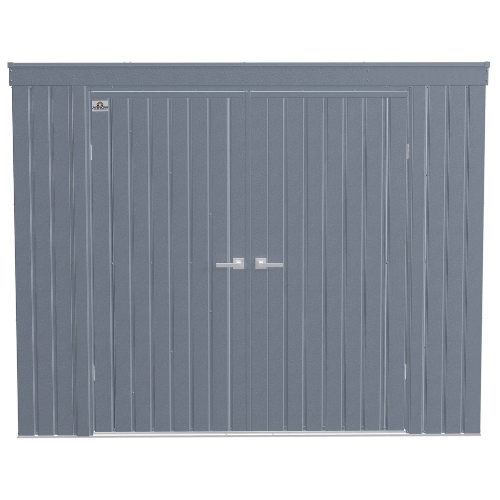 Arrow | Elite Steel Storage Shed, 8x4 ft. Anthracite EP84AN