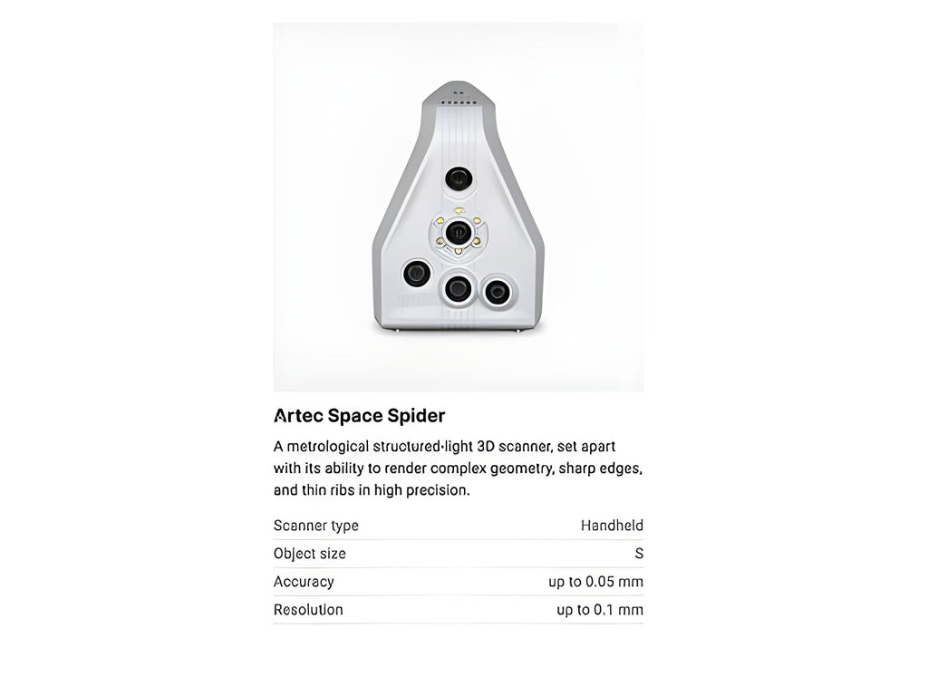 Artec Space Spider 3D Scanner (EDU)
