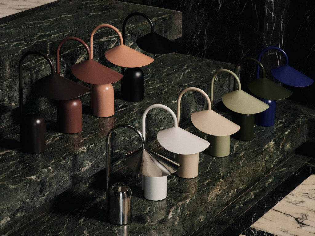 Arum Portable Lamp - Stainless Steel