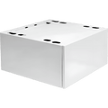 Asko Pedestal Drawer with Shelf, White - HPS5323W