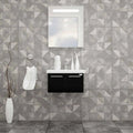 Casa Mare Aspe 32" Bathroom Vanity and Ceramic Sink Combo with LED Mirror - Aspe80GB-32