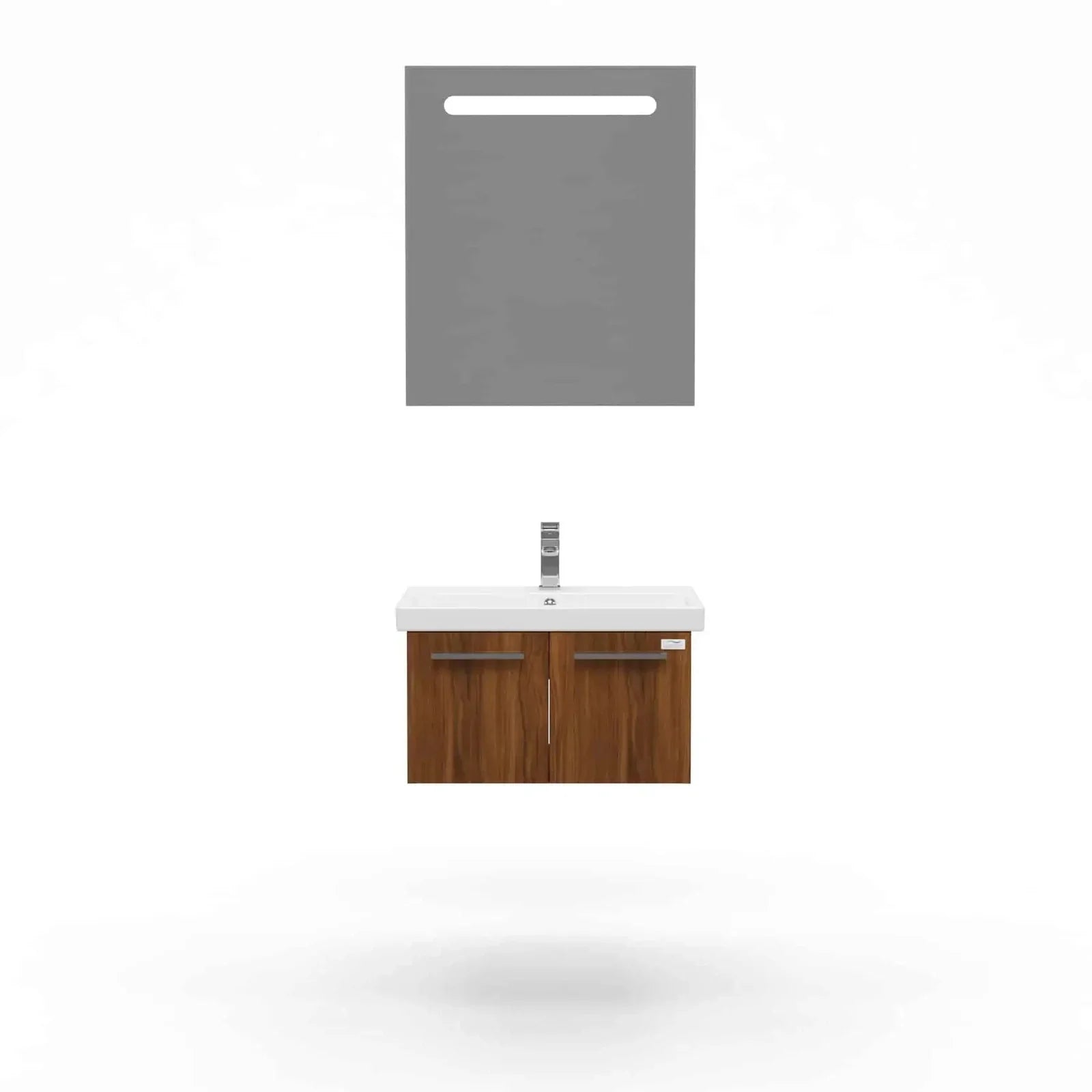 Casa Mare Aspe 32" Bathroom Vanity and Ceramic Sink Combo with LED Mirror - Aspe80GB-32