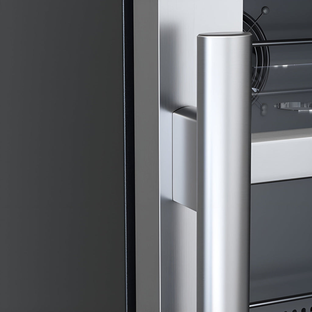Avallon 24 Inch Wide 140 Can Energy Efficient Beverage Center with LED Lighting, Double Pane Glass, Touch Control Panel and Left Swing Door - ABR242SGLH