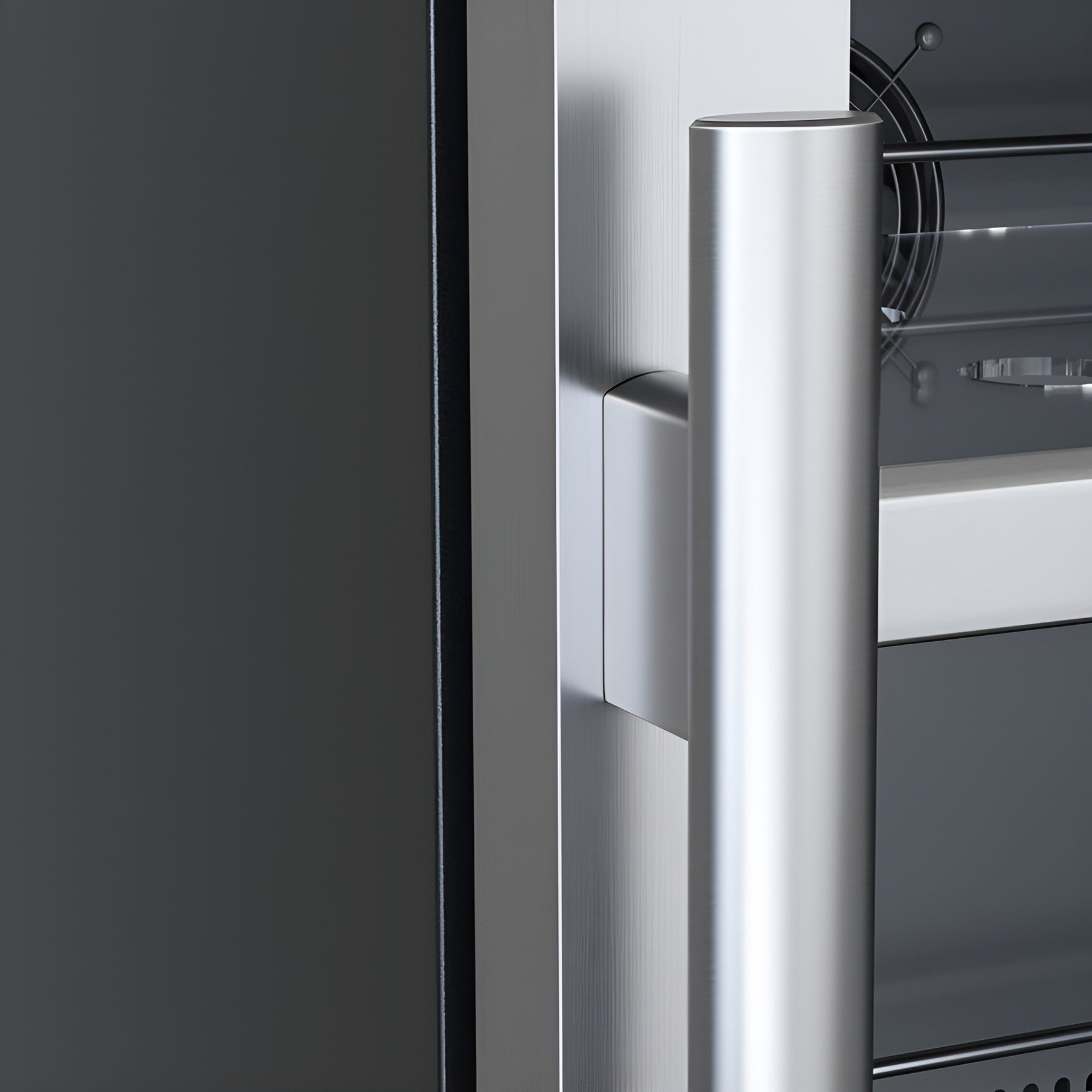 Avallon 24 Inch Wide 140 Can Energy Efficient Beverage Center with LED Lighting, Double Pane Glass, Touch Control Panel and Left Swing Door - ABR242SGLH