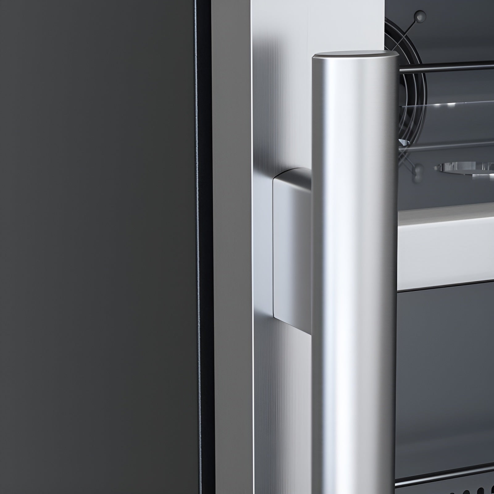 Avallon 24 Inch Wide 140 Can Energy Efficient Beverage Center with LED Lighting, Double Pane Glass, Touch Control Panel and Right Swing Door - ABR242SGRH