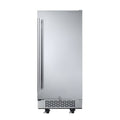 Avallon 15 Inch Wide 3.3 Cu.Ft. Energy Efficient Outdoor Approved Beverage Center with LED Lighting - AFR151SSODRH