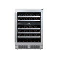 Avallon 24 Inch Wide 46 Bottle Capacity Dual Zone Wine Cooler with Right Swing Door - AWC242DZRH