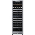 Avallon 24 Inch Wide 140 Bottle Capacity Built-In or Free Standing Wine Cooler with Wood Shelves, Dual Zone Cooling, Door Alarm, Door Lock and Energy Star Rated - AWC243TDZRHA