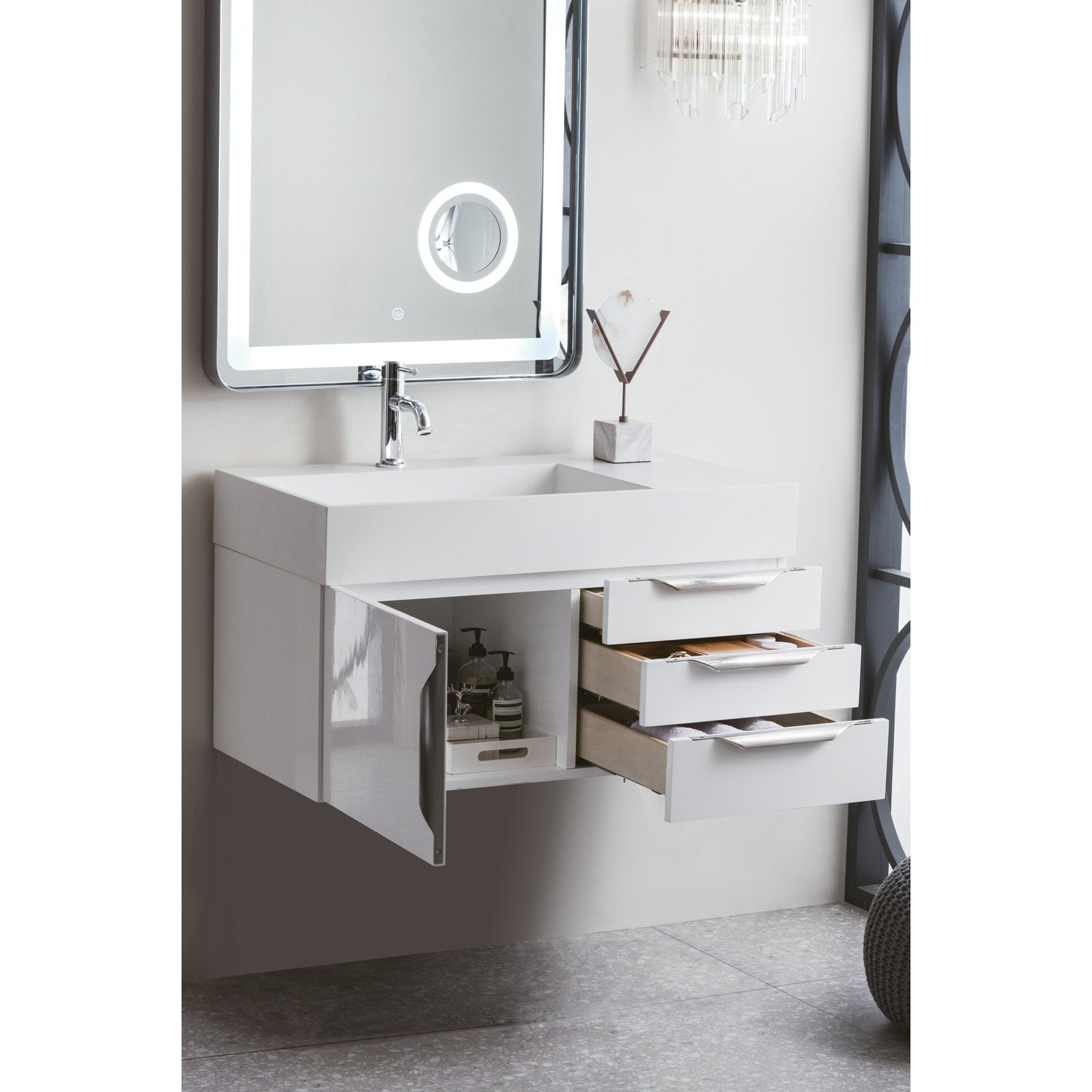 James Martin Vanities Mercer Island 36" Single Vanity - 389-V36-AGR-G-DGG