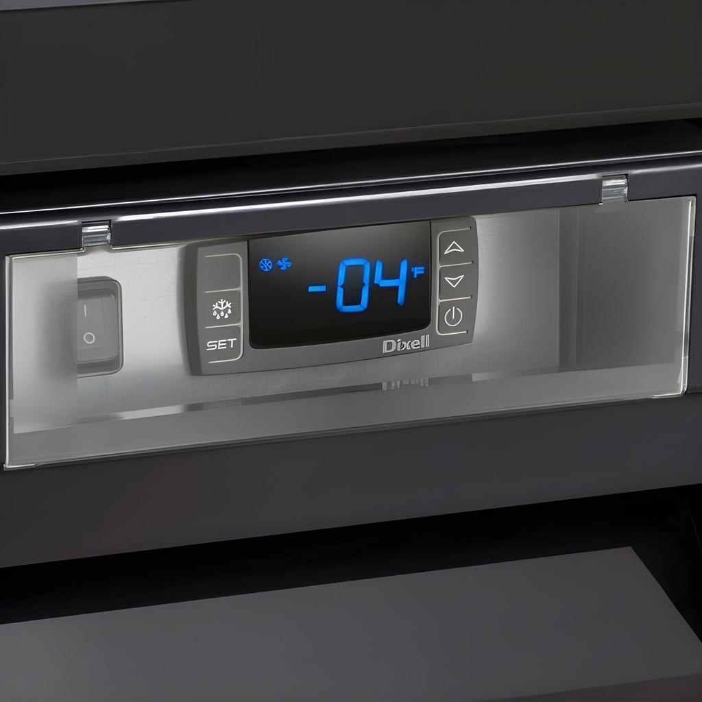 Maxx Cold V-Series Double Glass Door Merchandiser Freezer, in Black - MVMF48B