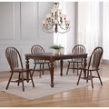 Sunset Trading Andrews 5 Piece 76" Rectangular Extendable Dining Set - DLU-ADW4276-820-CT5P