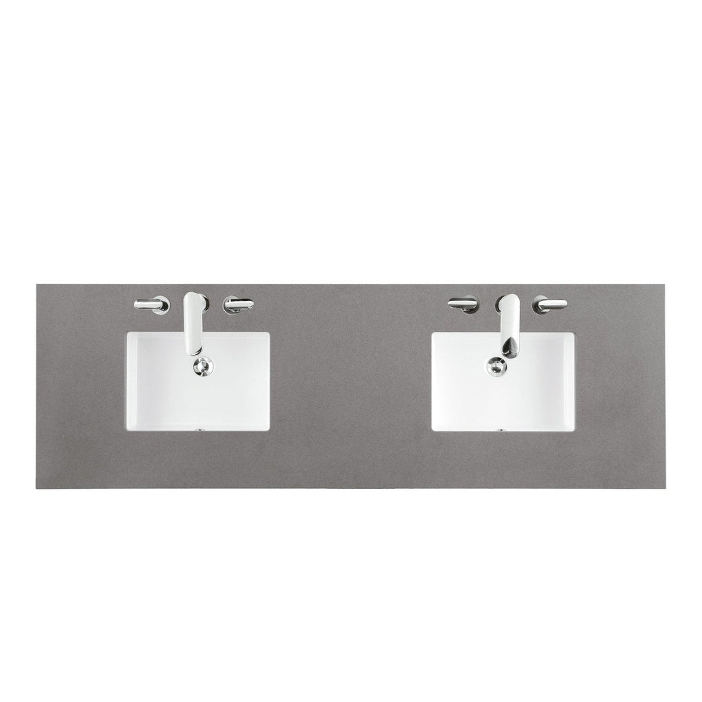 James Martin Vanities Mykonos 72" Double Vanity - 550-V72-CIN-3AF