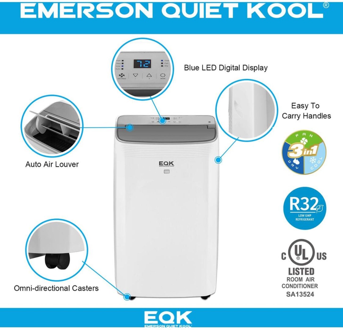 Emerson Quiet - Portable Air Conditioners | EAPC10RSC1