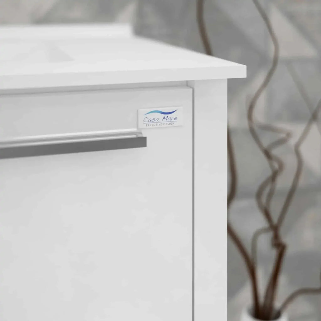 Casa Mare Benna 63" Bathroom Vanity and Double Sink Combo with LED Mirror - Benna160GG-63