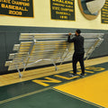 Bleacher - 15 ft. (2 Row - Double Foot Plank) - Tip & Roll - BLDP-2TRG