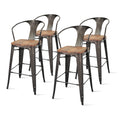 New Pacific Direct Metropolis Metal Bar Stool, (Set of 4) -  938544-GM