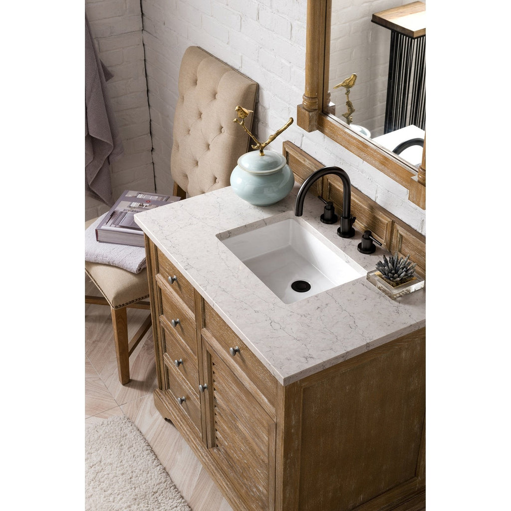 James Martin Vanities Savannah 36" Driftwood Single Vanity - 238-104-5511-3AF
