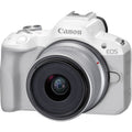 Canon EOS R50 w/ 18-45mm - White - 1365751