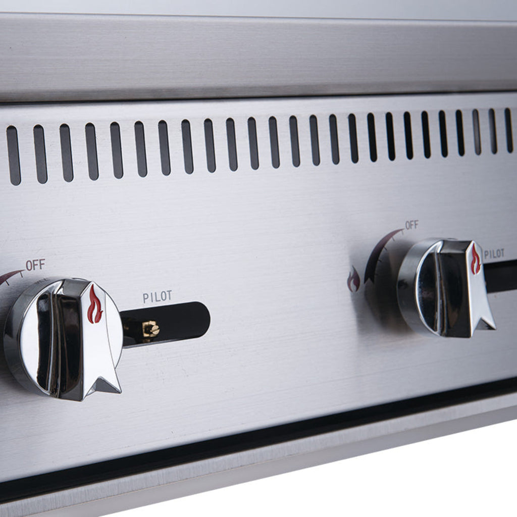 Chef AAA - TCCB24 Commercial 24 in. Countertop Charbroiler - TCCB24