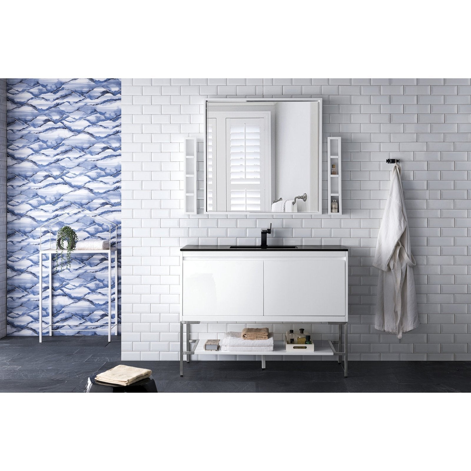 James Martin Vanities Milan 47.3" Single Vanity Cabinet - 801V47.3GWRGDCHB