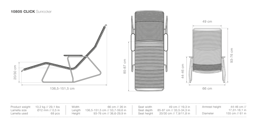 HOUE CLICK Sunrocker - Procure Décor