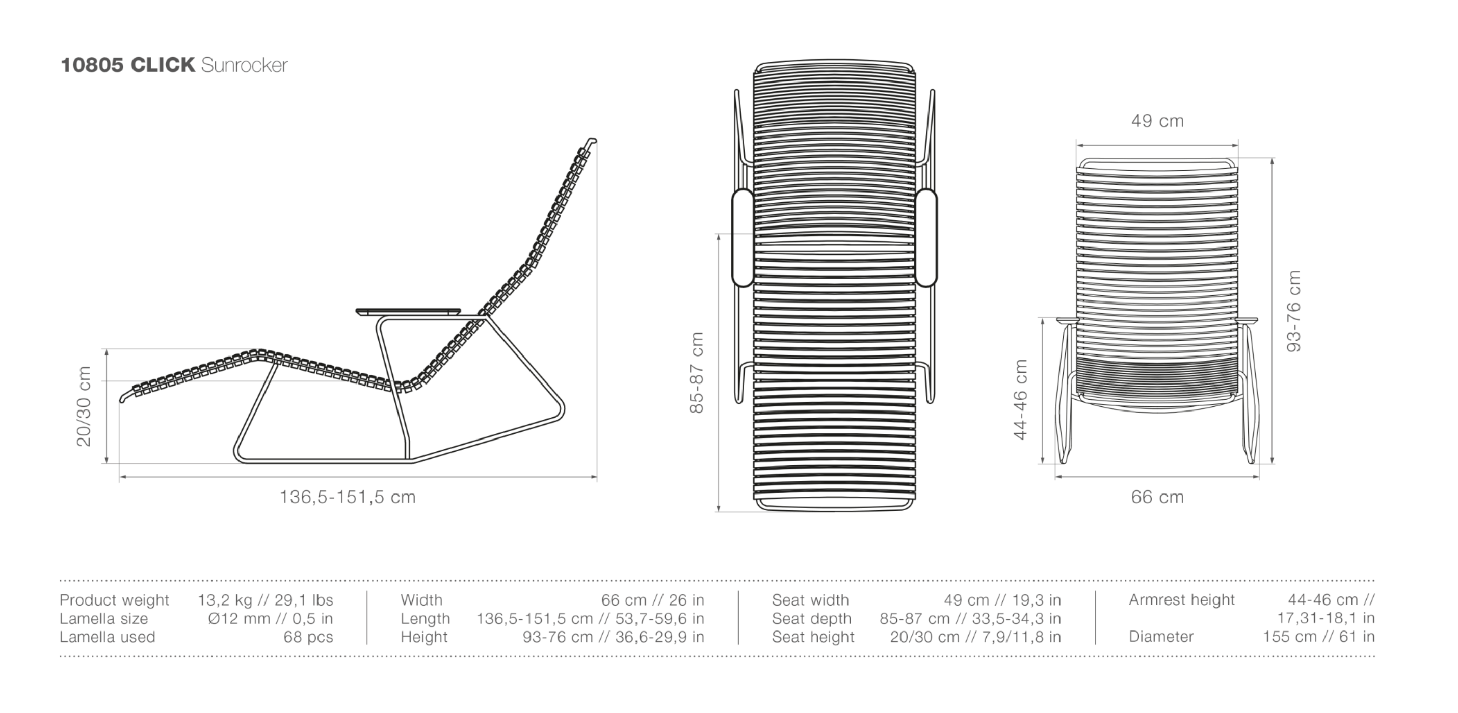 HOUE CLICK Sunrocker - Procure Décor