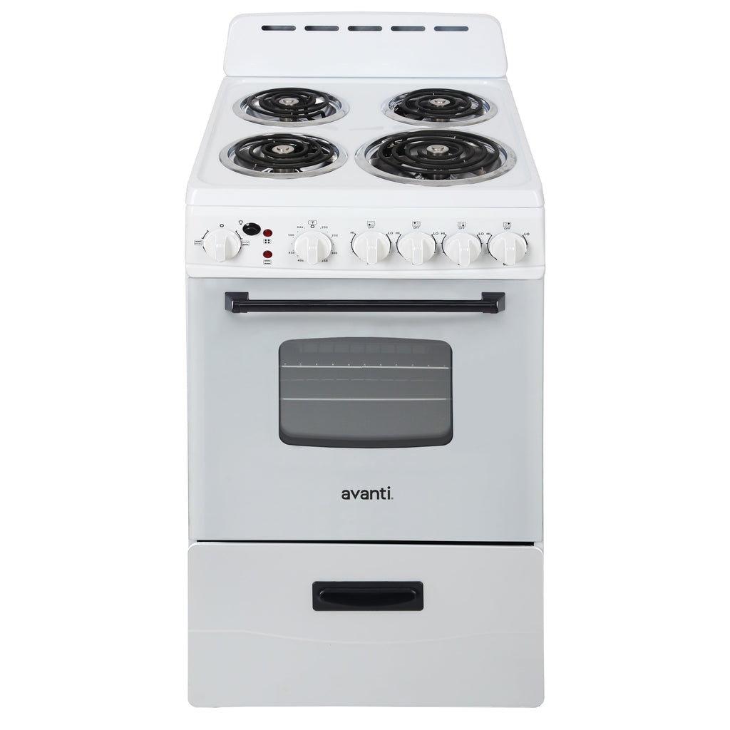 Avanti 20" Electric Range Oven with Framed Glass Door - ERU200P3S