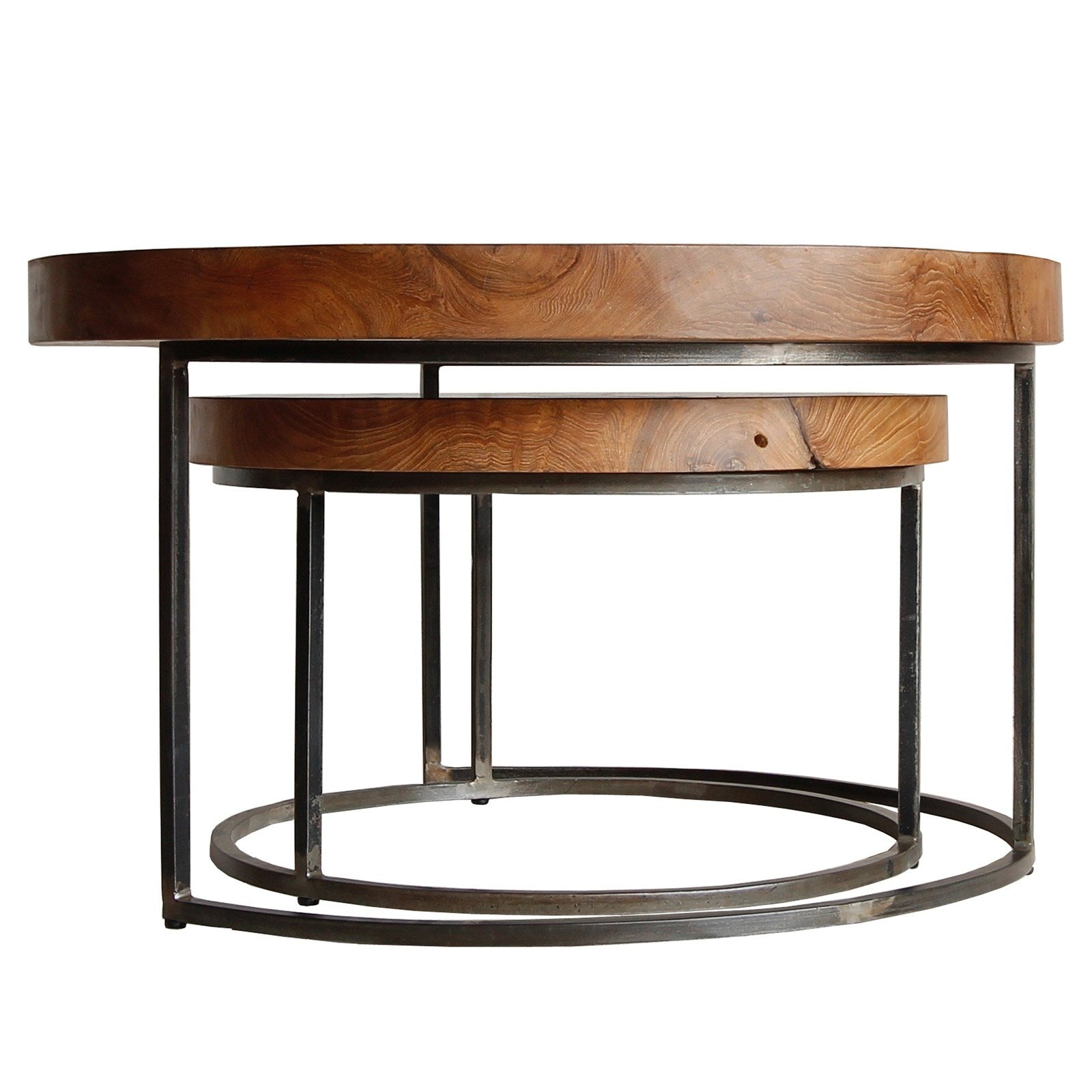 New Pacific Direct Otto Reclaimed Teak Root Coffee Table Set of 2 -  9600022