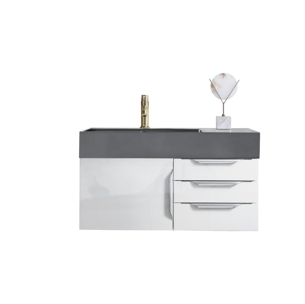 James Martin Vanities Mercer Island 36" Single Vanity - 389-V36-AGR-G-DGG