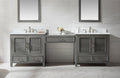 Char-Griller Estate 102" Double Sink Bathroom Vanity Modular Set with White Quartz Top - SKU_1769842816258_439