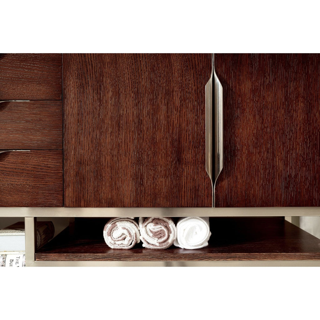 James Martin Vanities Columbia 72" Double Vanity - 388-V72D-AGR-MB-DGG