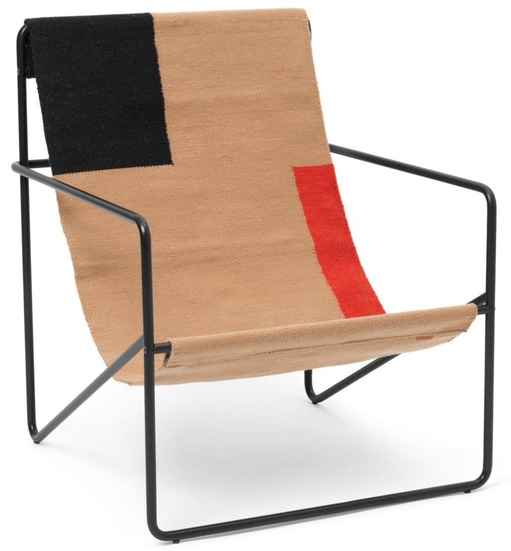 Desert Lounge Chair, Black Frame - Set of 2 - 1103572862 + 1103572862