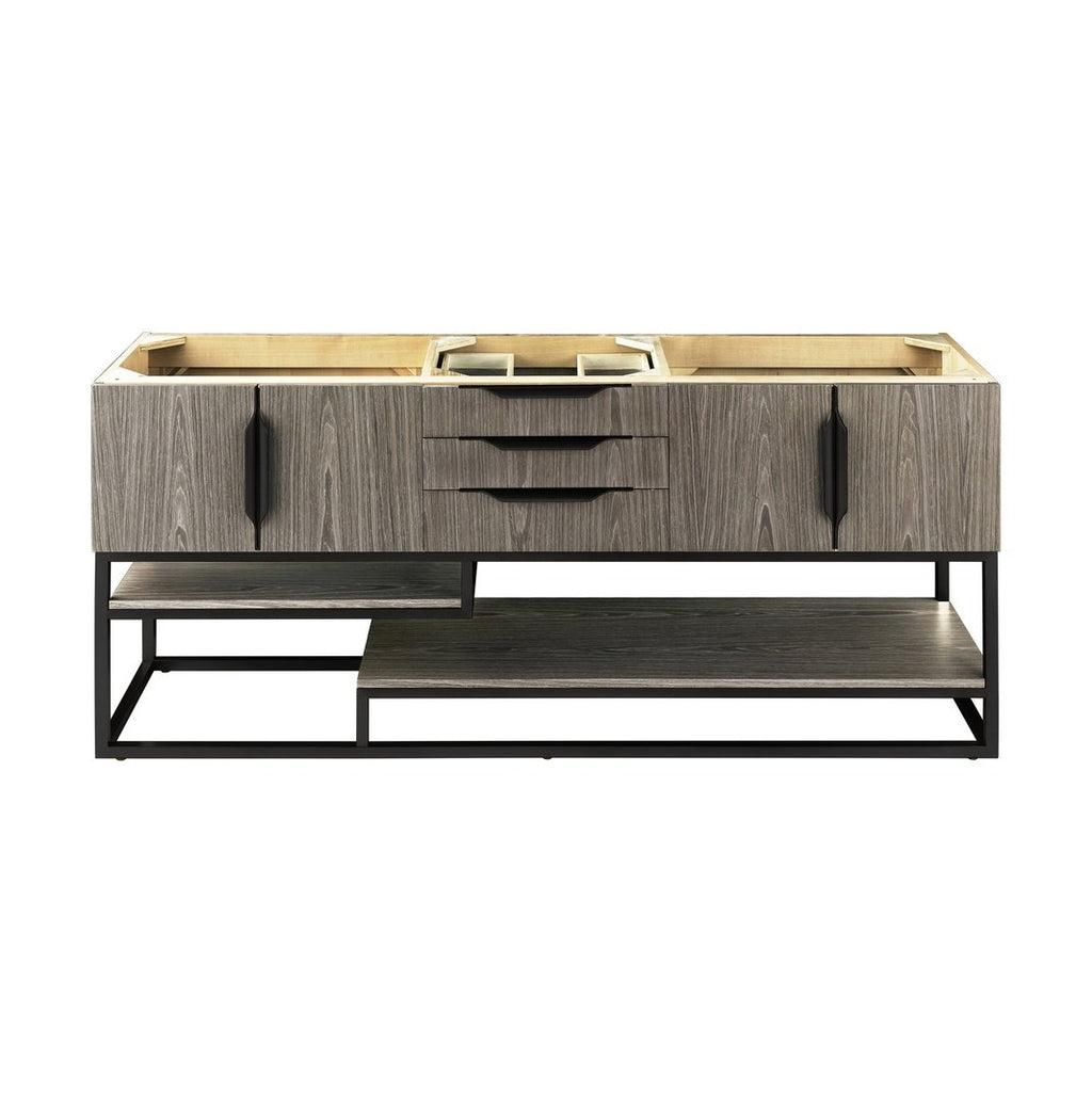 James Martin Vanities Columbia 72" Double Vanity - 388-V72D-AGR-MB-DGG