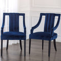 New Pacific Direct Viola Velvet Fabric Klismos Chair -  9900033-333