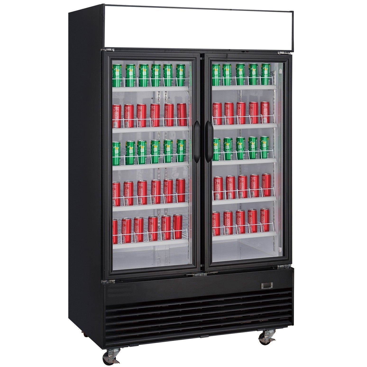 Chef AAA - TSM33R Commercial 39" 2 Glass Door Merchandiser Refrigerator 33.5 cu.ft. - TSM33R
