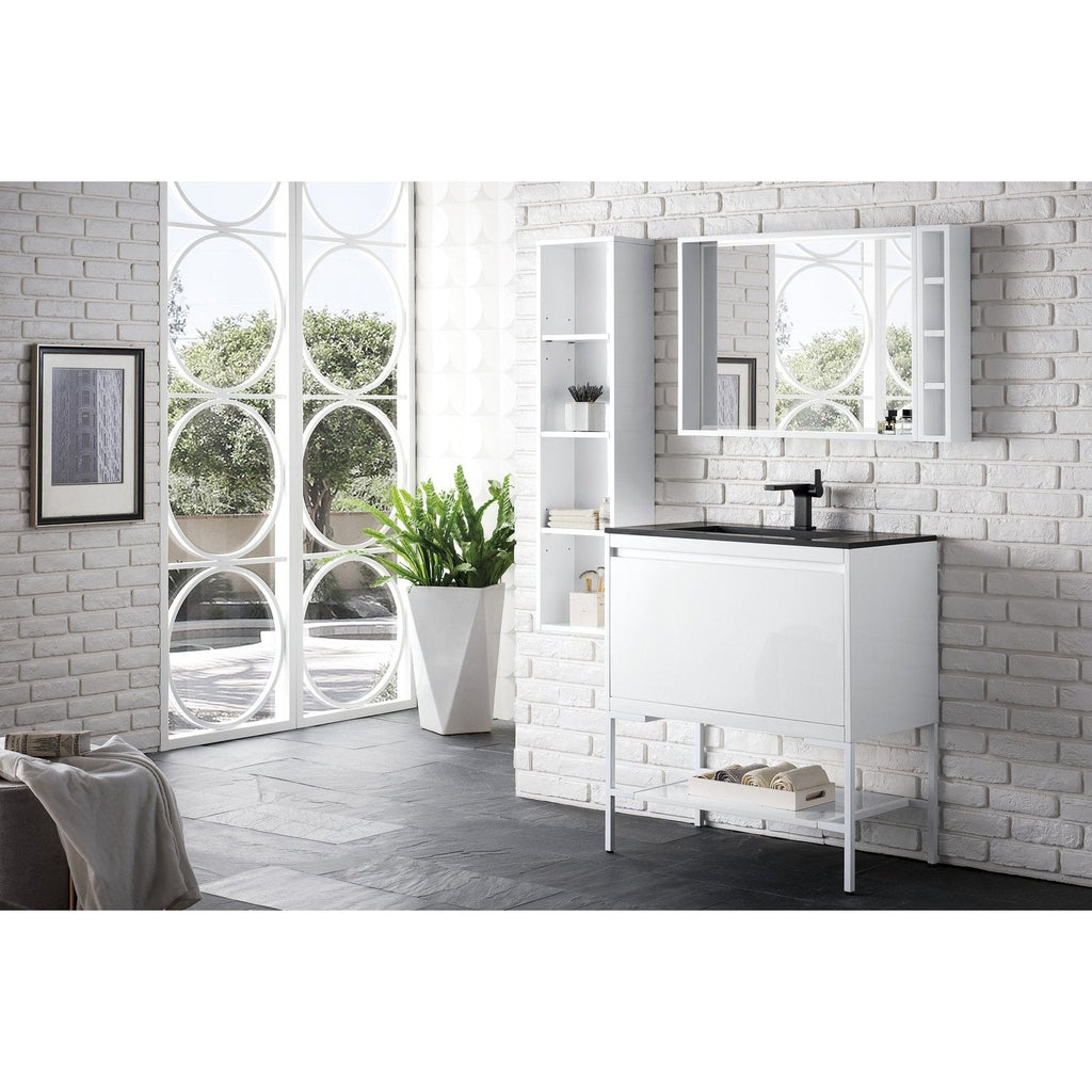 James Martin Vanities Milan 31.5" Single Vanity Cabinet - 801V31.5GWRGDCHB