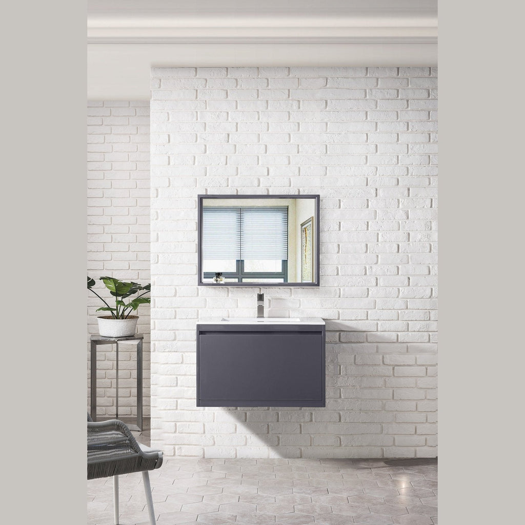 James Martin Vanities Milan 31.5" Single Vanity Cabinet - 801V31.5GWRGDCHB