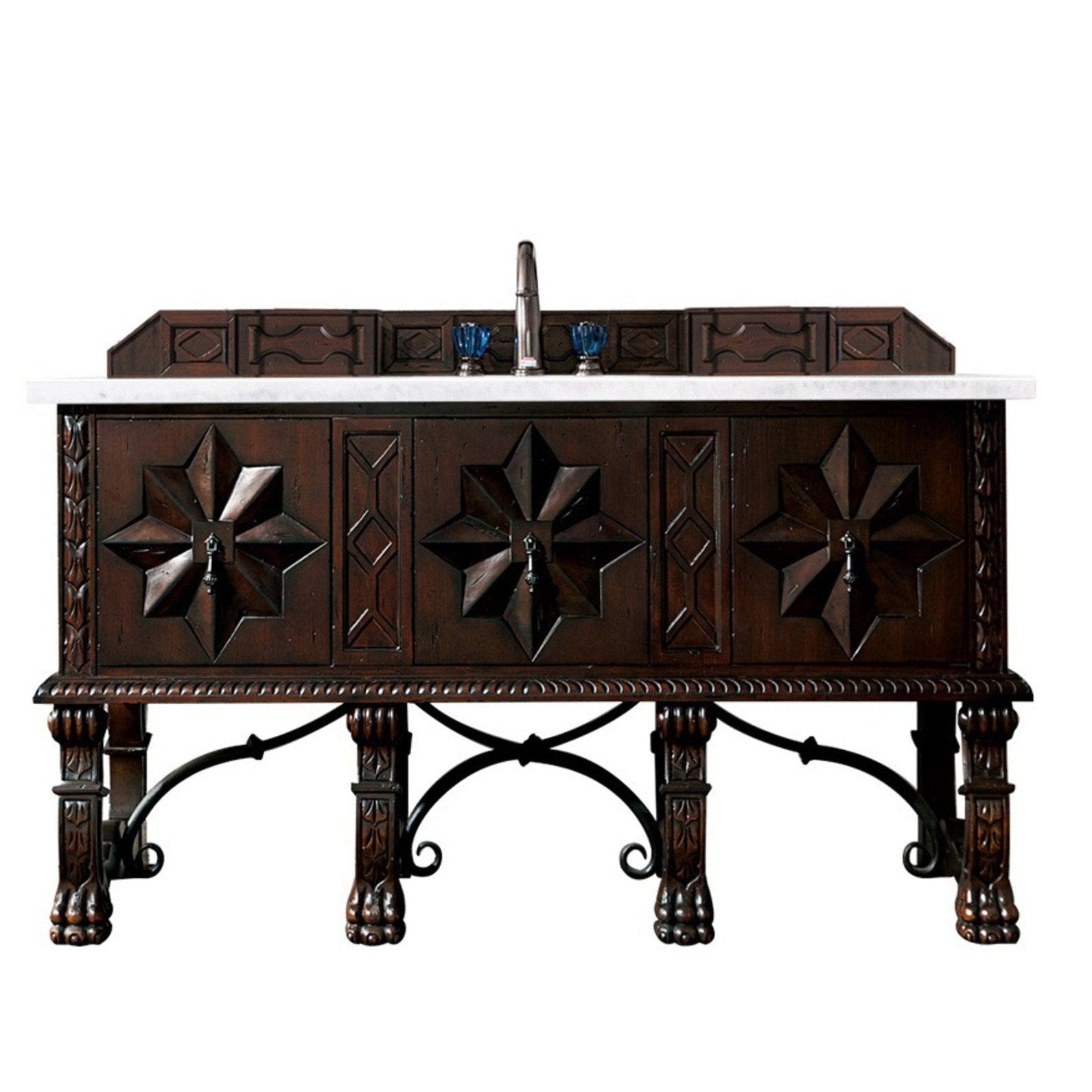James Martin Vanities Balmoral 60" Single Vanity Cabinet - 150-V60S-ANW-3AF
