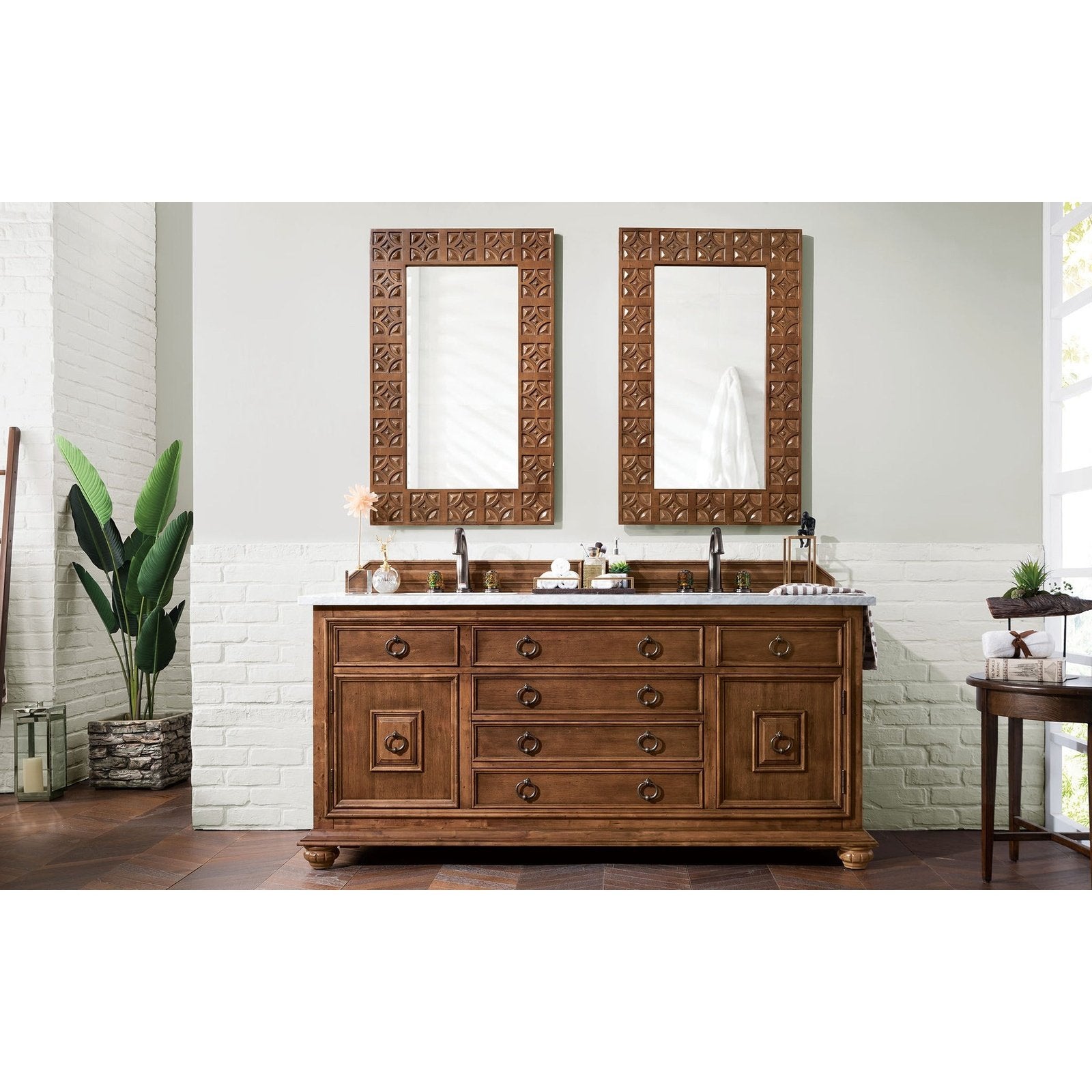 James Martin Vanities Mykonos 72" Double Vanity - 550-V72-CIN-3AF