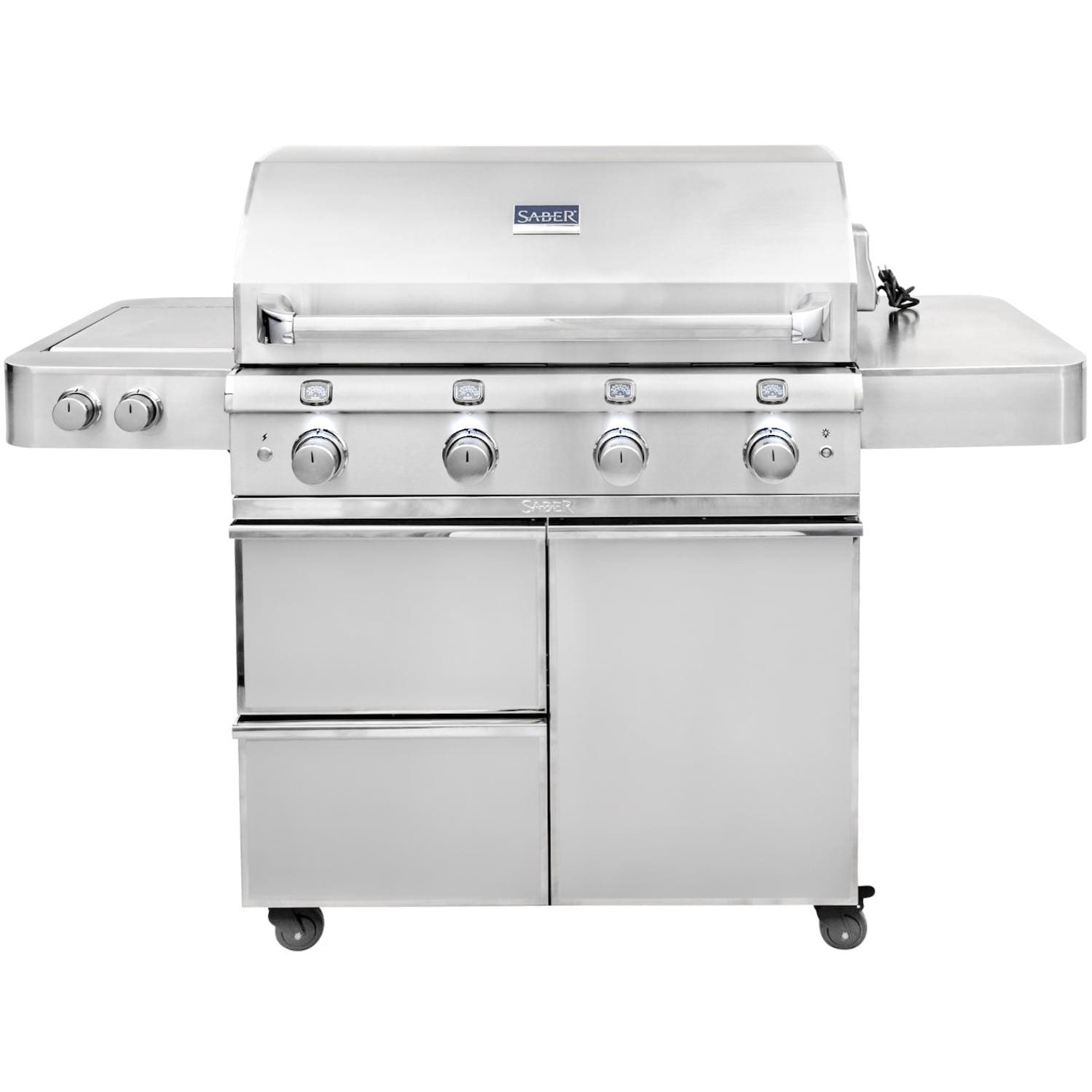 Saber Grills: 670 Series 4-Burner Cart Grill (LP) - R67CC1117