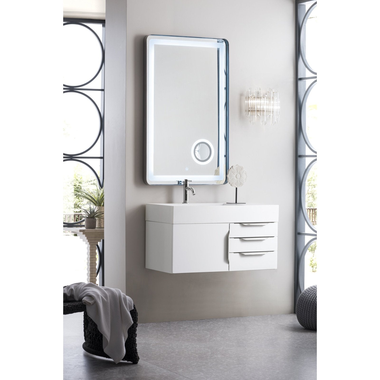 James Martin Vanities Mercer Island 36" Single Vanity - 389-V36-AGR-G-DGG