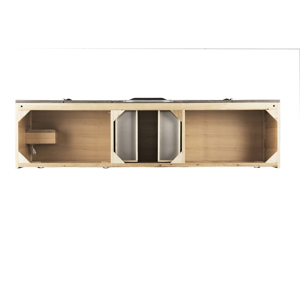 James Martin Vanities Columbia 72" Double Vanity - 388-V72D-AGR-MB-DGG