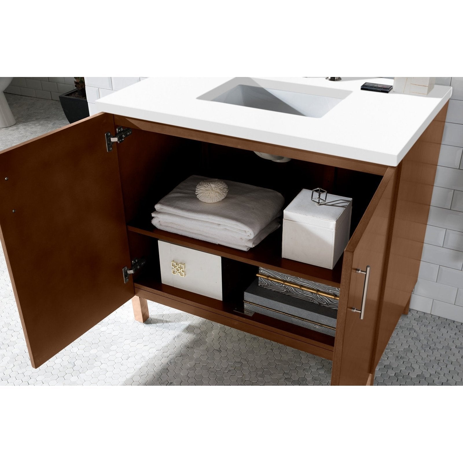 James Martin Vanities Metropolitan 36" Single Vanity - 850-V36-AWT-3AF