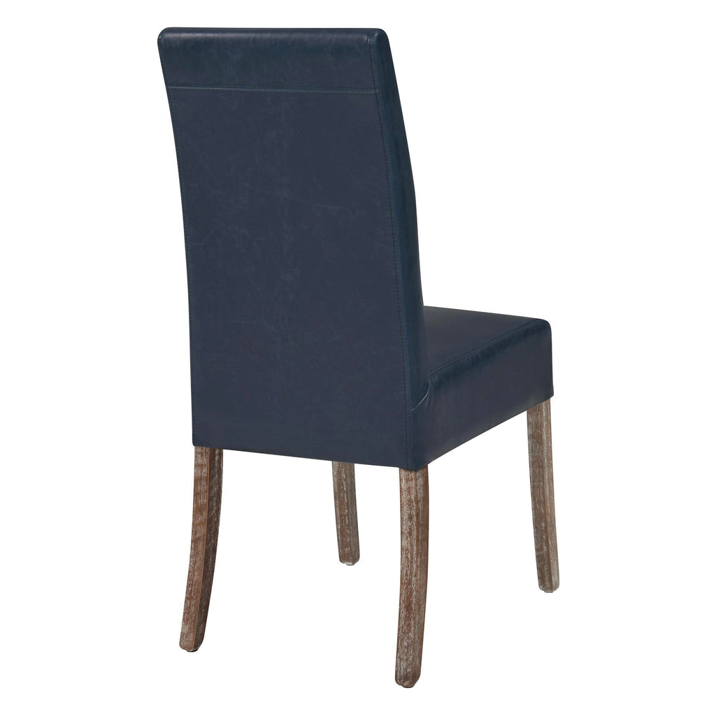 New Pacific Direct Valencia Bonded Leather Chair, (Set of 2)  - 108239B-V05