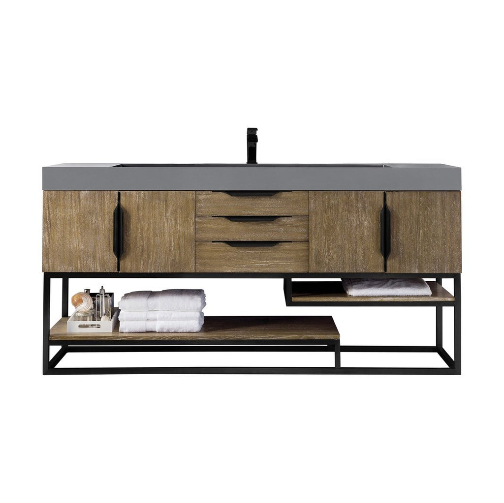 James Martin Vanities Columbia 72" Single Vanity - 388-V72S-AGR-MB-DGG